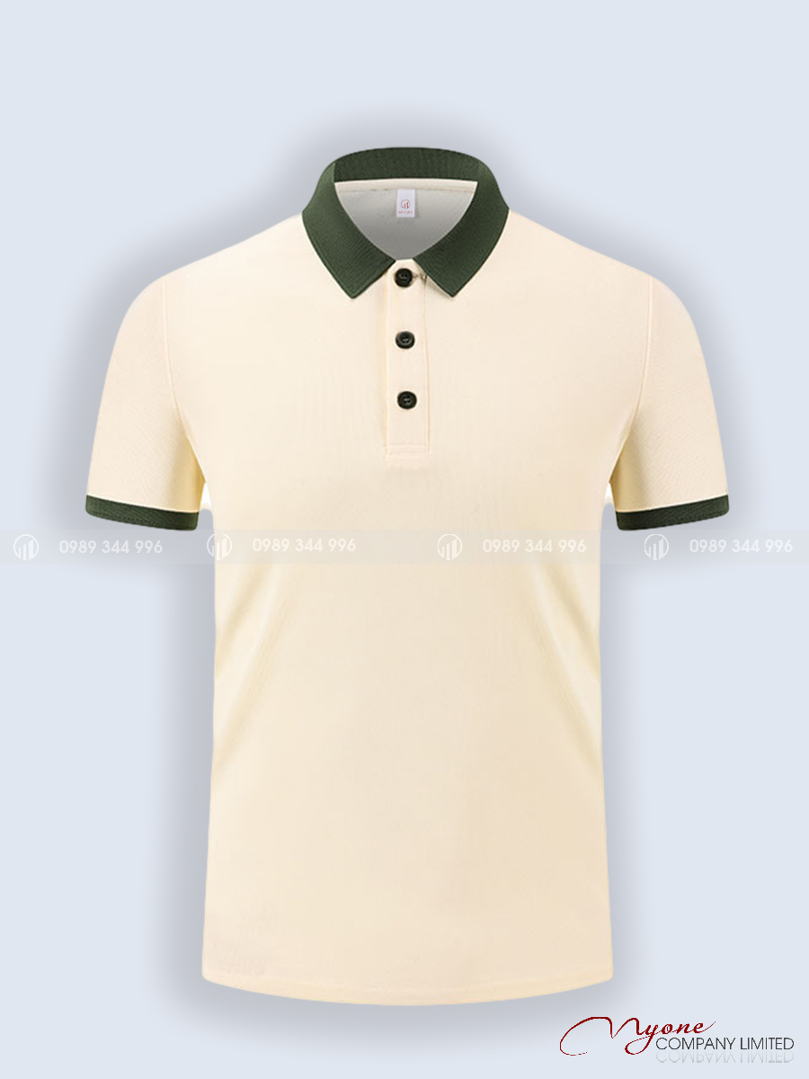 Đồng Phục Áo Polo Trắng Kem