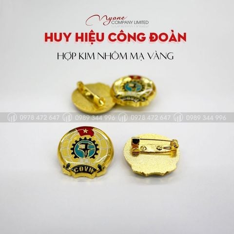 HUY HIỆU CÔNG ĐOÀN VIỆT NAM CÀI ÁO