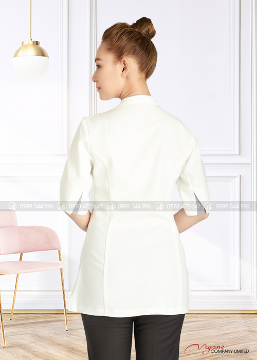 Đồng Phục Áo Spa Trắng