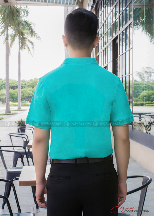 Áo Polo Nam Myone Màu Xanh