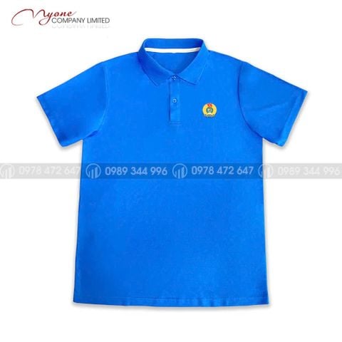 Áo Thun Polo Xanh Ya Không Phối Viền