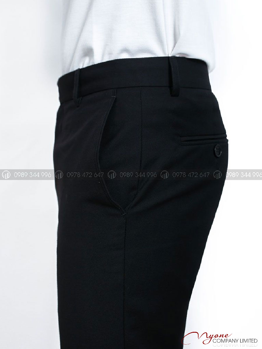 Quần Tây Nam Slimfit Đen Cao Cấp