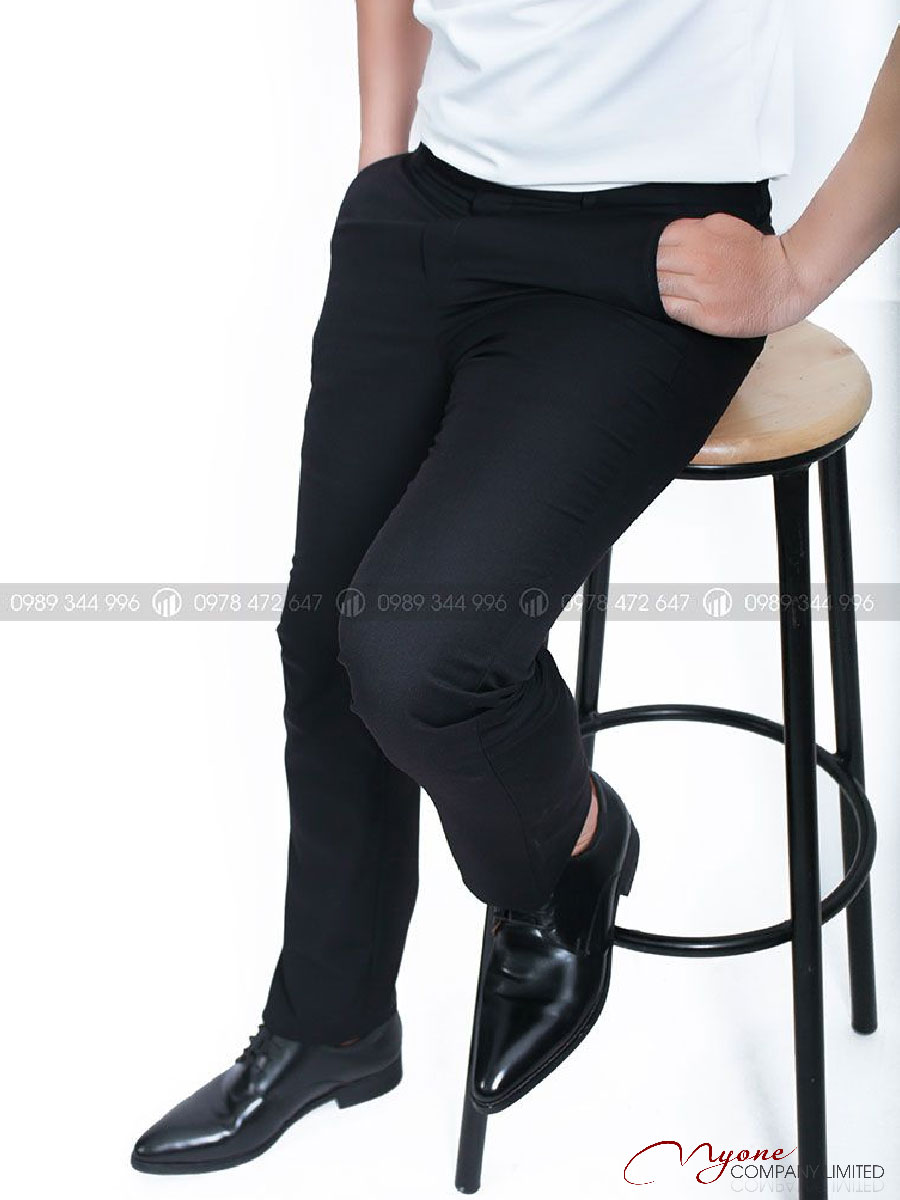 Quần Tây Nam Đen Cao Cấp Slimfit