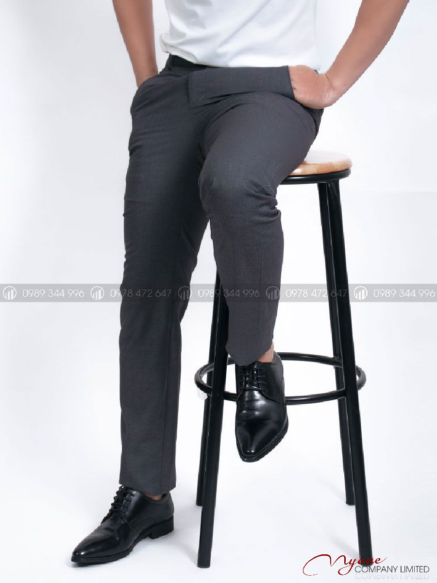 Quần Tây Nam Xám