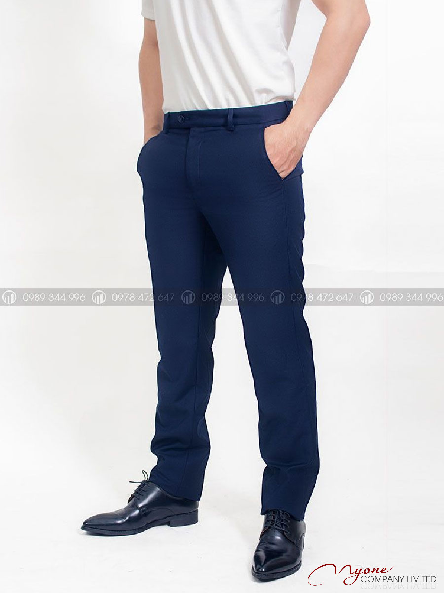 Quần Tây Nam Xanh Đen Cao Cấp Myone