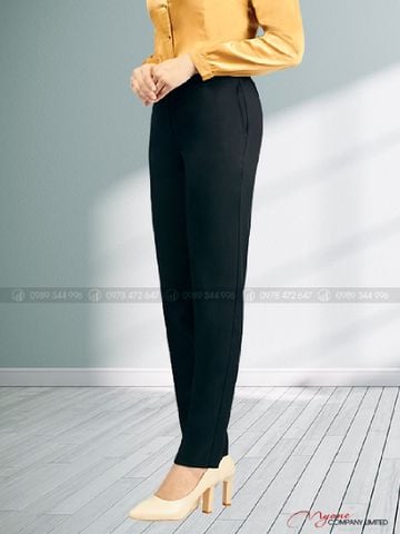 Quần Tây Nữ Lưng Thun Đen