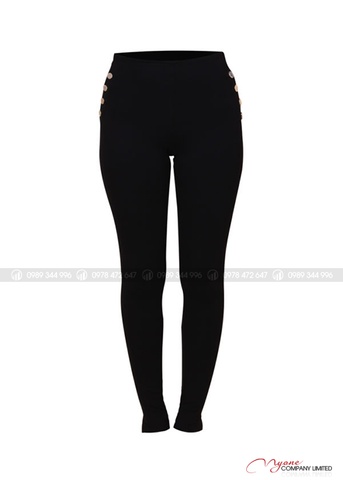 Quần Legging Đính Nút