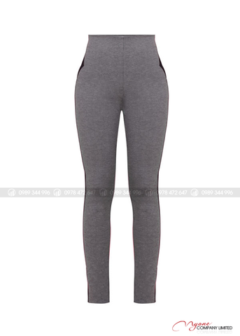 Quần Legging Phối Viền Năng Động