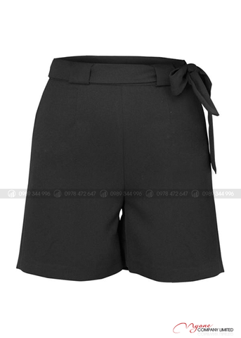 Quần Short Nữ Phối Nơ Thanh Lịch