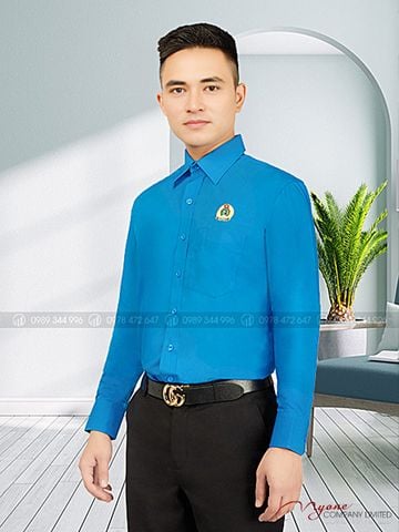 Áo Sơ Mi Công đoàn Nam Tay Dài - Chống Nhăn
