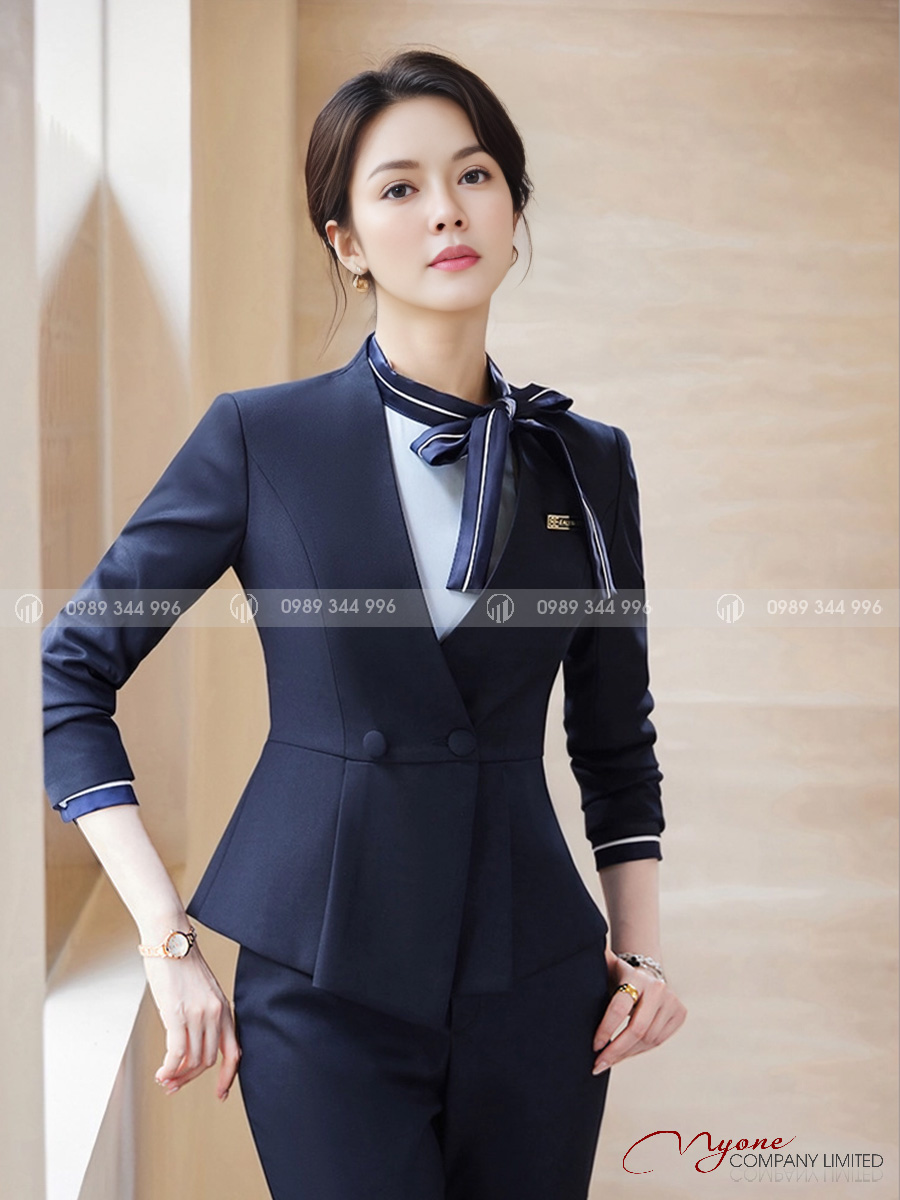 Vest Lễ Tân Nữ Nút Kép