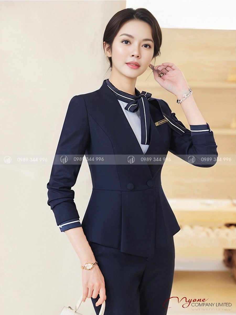 Vest Lễ Tân Nữ Nút Kép