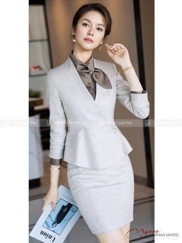 Bộ Vest Lễ Tân Nữ Không Cổ