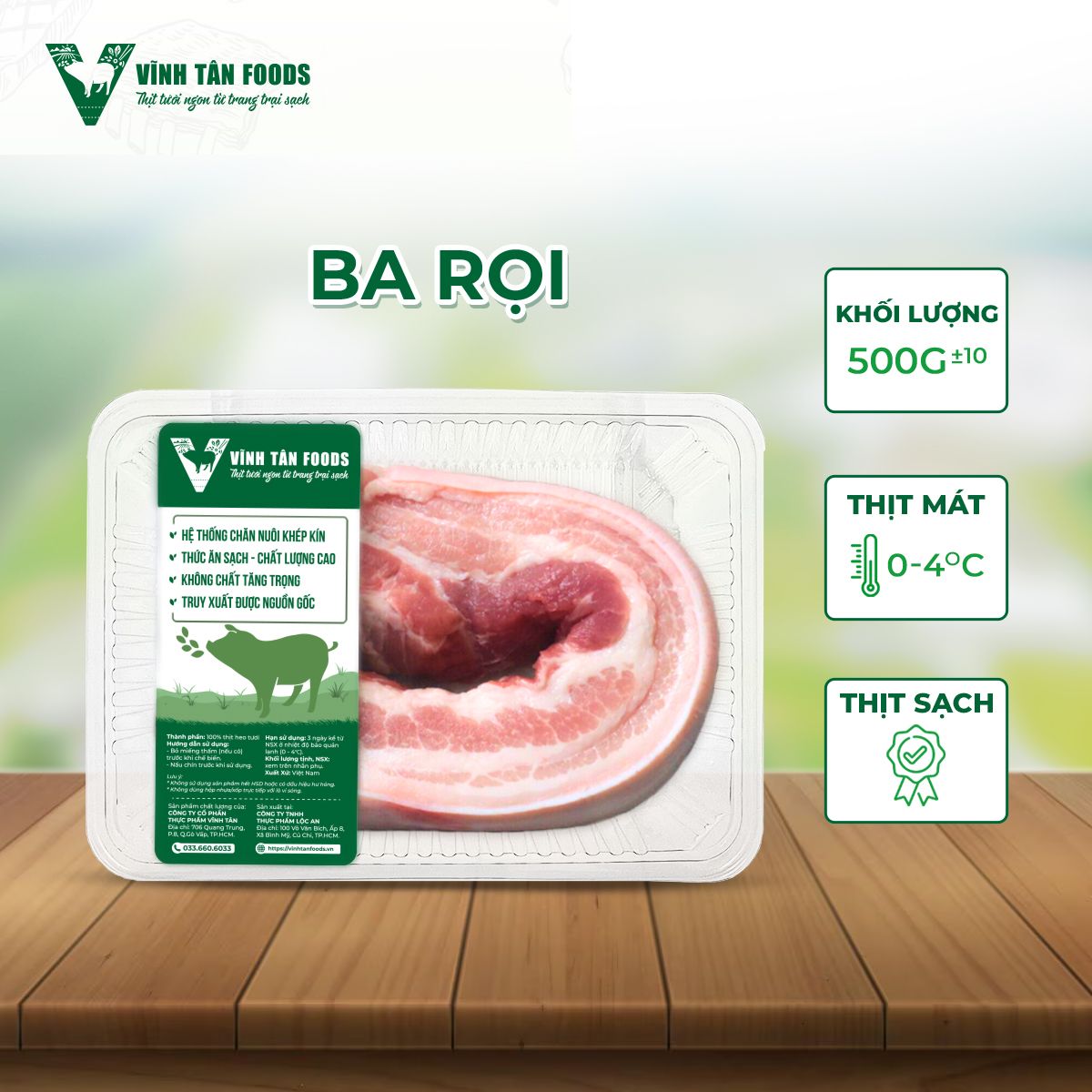 Ba Rọi – Vĩnh Tân Foods