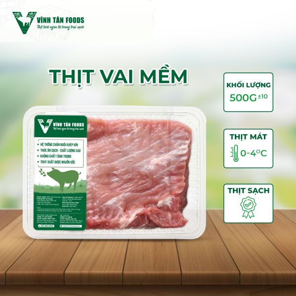  Thịt Vai Mềm | 500G/Khay 