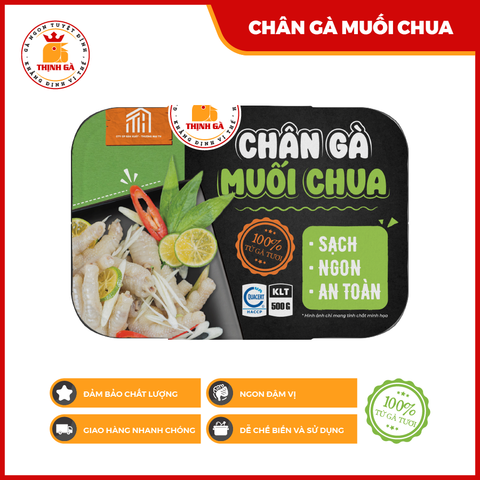 Chân Gà Muối Chua 500g