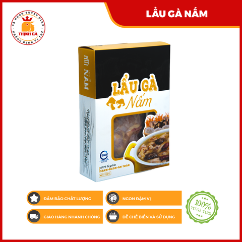 Lẩu Gà Nấu Nấm