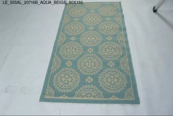 Thảm Sofa cao cấp [20716B_AQUA_BEIGE_80X150]
