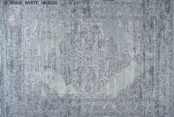 Thảm Sofa cao cấp [8593D_WHITE_160X230]