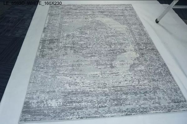 Thảm Sofa cao cấp [8593D_WHITE_160X230]