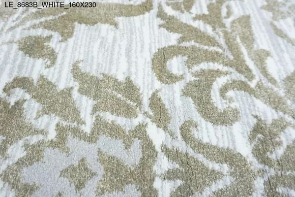 Thảm Sofa cao cấp [8683B_WHITE_160X230]