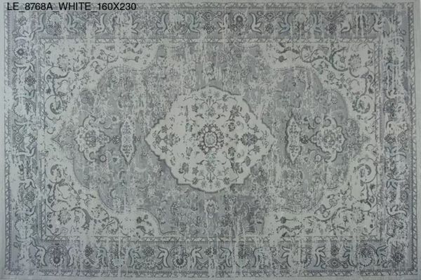 Thảm Sofa cao cấp [8768A_WHITE_160X230]