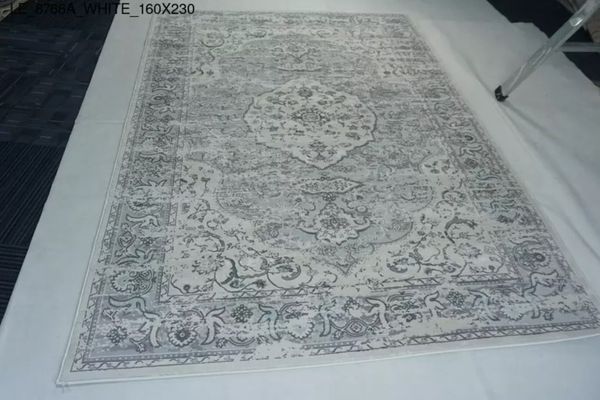 Thảm Sofa cao cấp [8768A_WHITE_160X230]