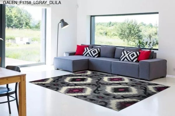 Thảm Sofa cao cấp [F1758_LGRAY_DLILA]