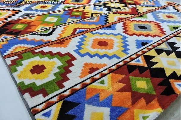 Thảm Sofa cao cấp [K1637_LGRAY_LGRAY]