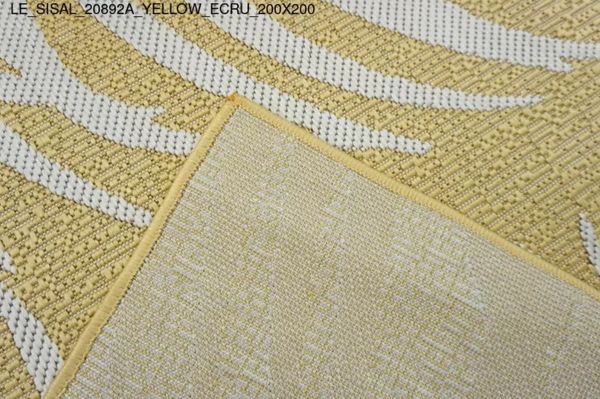 Thảm Sofa cao cấp [20892A_YELLOW_ECRU_200X200]