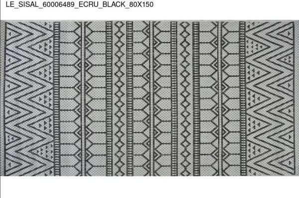 Thảm Sofa cao cấp [60006489_ECRU_BLACK_80X150]