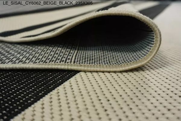 Thảm Sofa cao cấp [CY6062_BEIGE_BLACK_235X305]