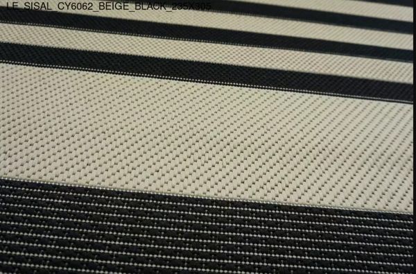 Thảm Sofa cao cấp [CY6062_BEIGE_BLACK_235X305]