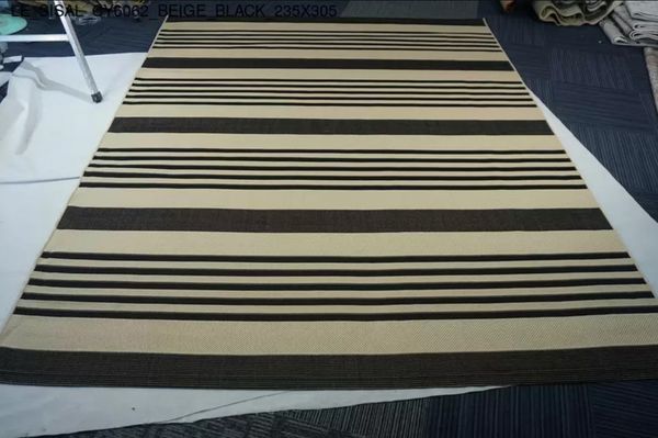 Thảm Sofa cao cấp [CY6062_BEIGE_BLACK_235X305]