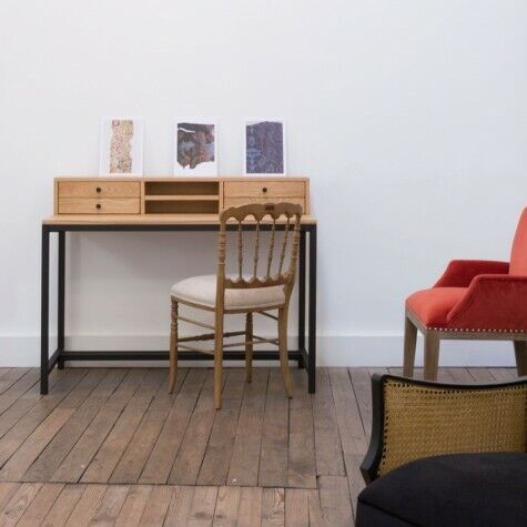 Bàn chân sắt, mặt gỗ KH-S26