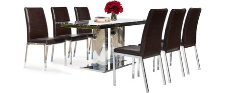 Bàn ghế ăn khung Inox B61 - G61