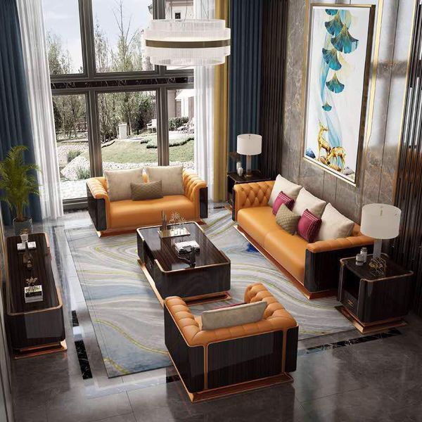 Bộ sofa da cao cấp nhập khẩu [SF-1270]