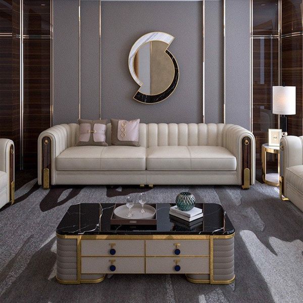 Bộ sofa da cao cấp nhập khẩu [SF-1263]