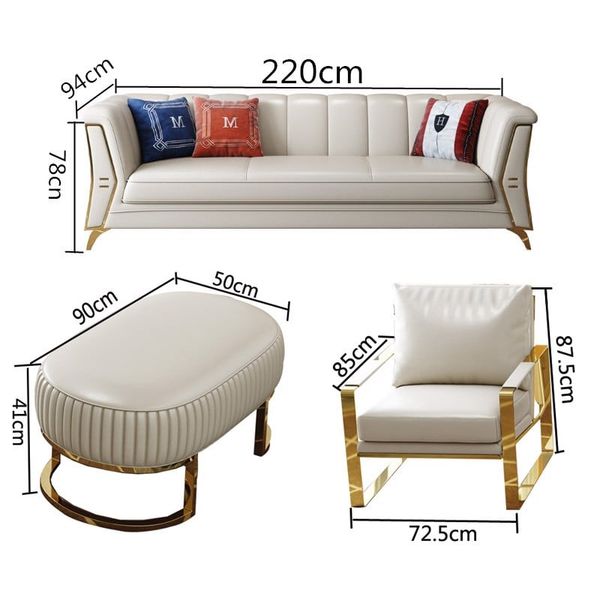 Bộ sofa da cao cấp nhập khẩu [SF-1276]