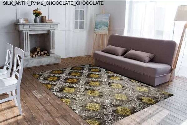 Thảm Sofa cao cấp [P7142_CHOCOLATE_CHOCOLATE]