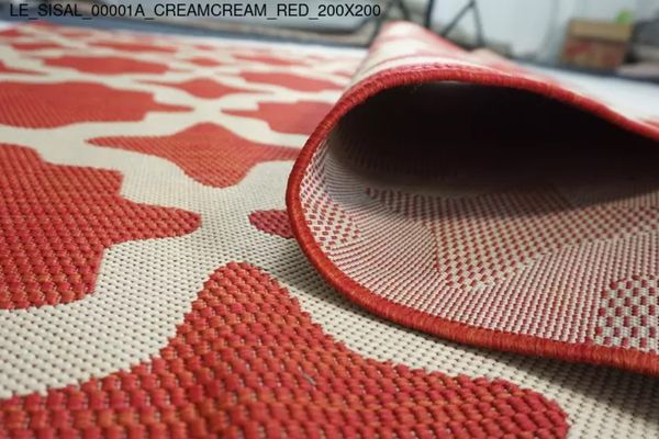 Thảm Sofa cao cấp [00001A_CREAMCREAM_RED_200X200]