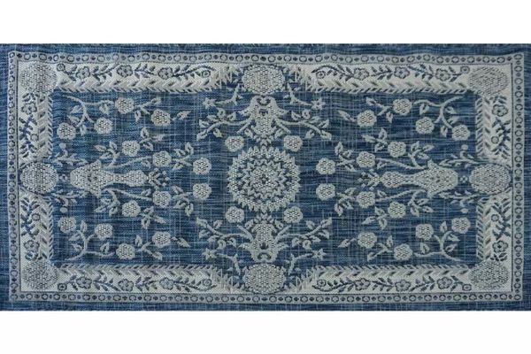 Thảm Sofa cao cấp [KOZA1_SNAVYECRU_80X150]