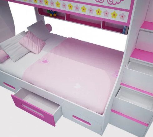 Giường ngủ hai tầng Hello Kitty [1121]