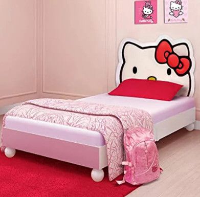 Giường ngủ cho bé gái hình Hello Kitty [1125]