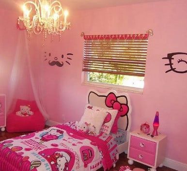 Giường ngủ cho bé gái hình Hello Kitty [1125]