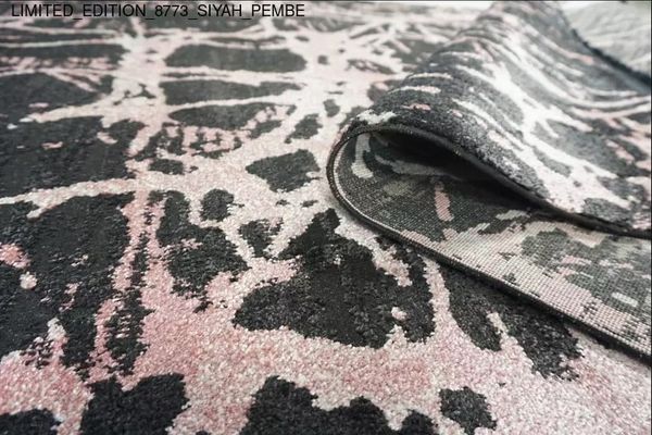 Thảm Sofa cao cấp [8773_SIYAH_PEMBE]