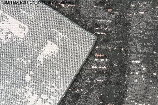 Thảm Sofa cao cấp [8787_SIYAH_PEMBE]