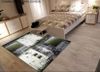 Thảm Sofa cao cấp [F0436_LGRAY_DGREEN]