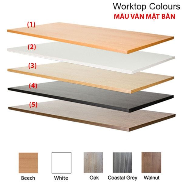 Bàn chân sắt, mặt gỗ KH-S03