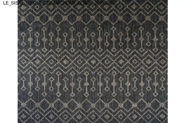 Thảm Sofa cao cấp [00001A_CREAMCREAM_BLACK_200X200]